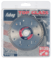 Алмазный отрезной диск FUBAG Top Glass D125 мм/ 22.2 мм